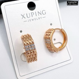 Сережки Xuping18К 19312 (1,6 см.)